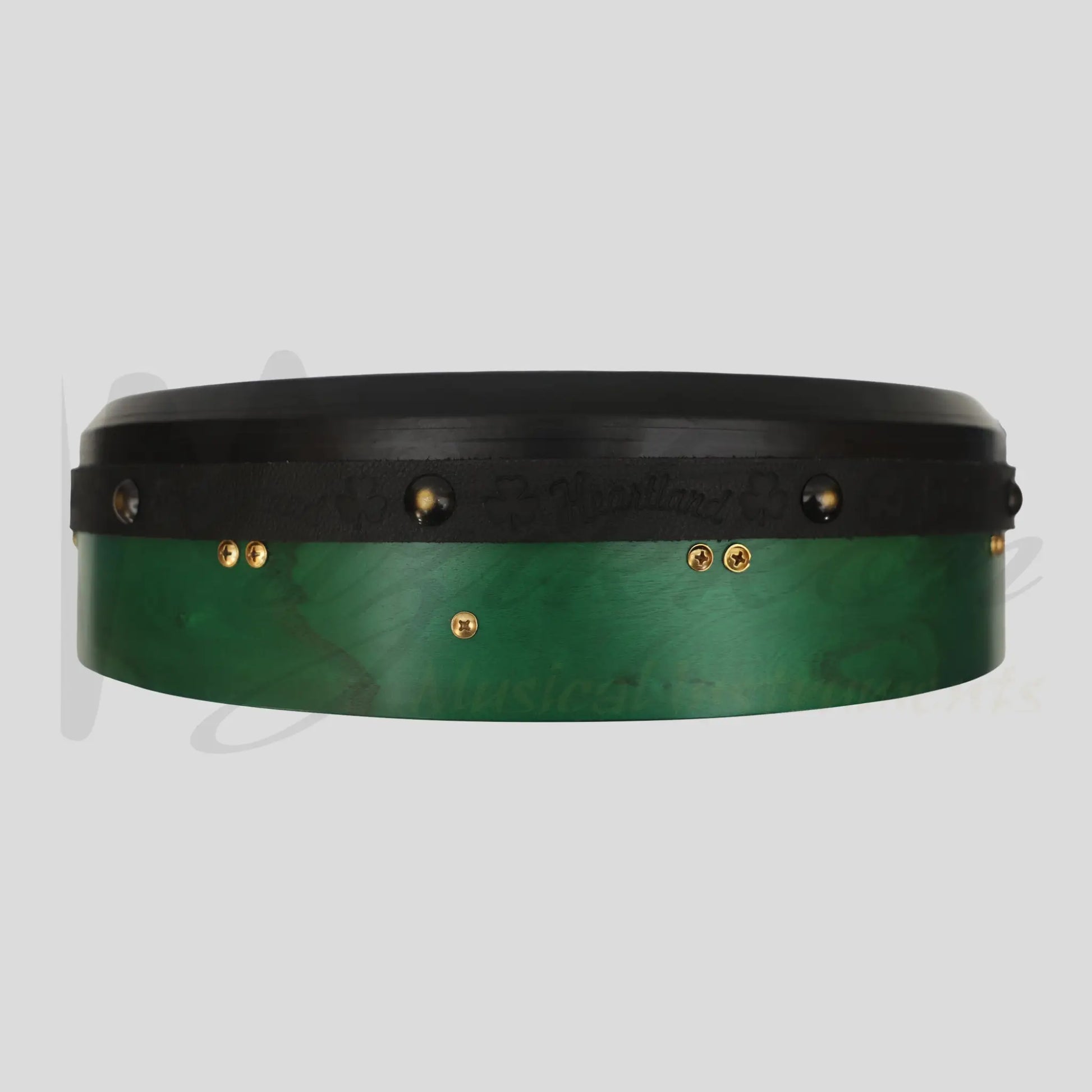 Muzikkon 16’’X4’’ Heartland Tunable Irish Bodhran with T-BAR & Taped Finish Deep Tune Drum