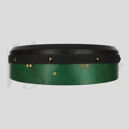 Muzikkon 16’’X4’’ Heartland Tunable Irish Bodhran with T-BAR & Taped Finish Deep Tune Drum