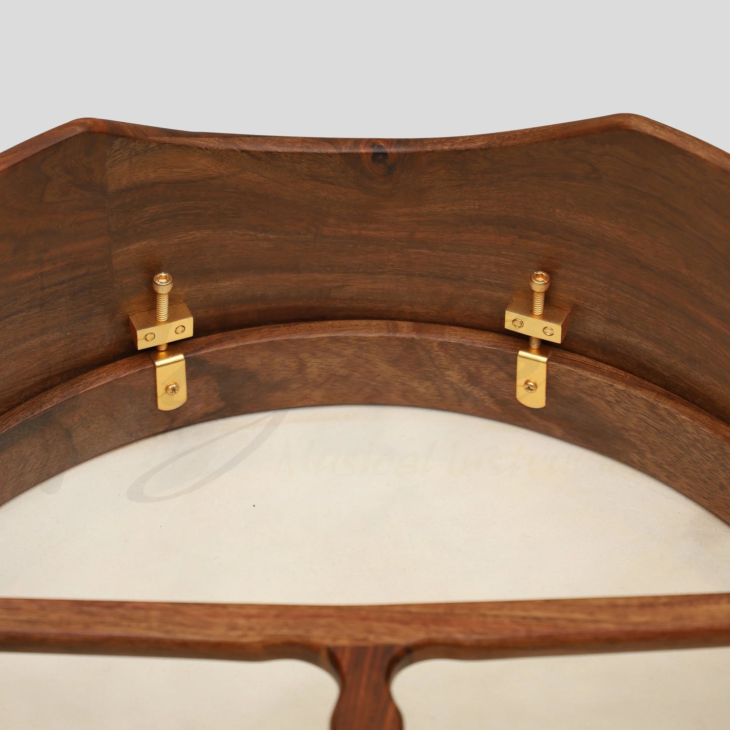 Muzikkon 16’’X6’’ Heartland Tunable Irish Bodhran Drum Deep Rim with T-BAR & Taped Finish Deep Tune Celtic Irish