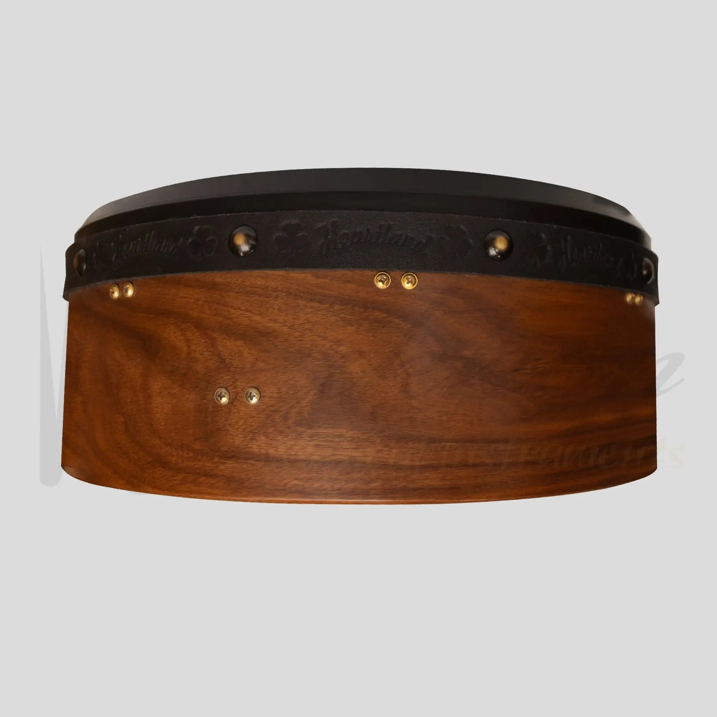 Muzikkon 16’’X6’’ Heartland Tunable Irish Bodhran Drum Deep Rim with T-BAR & Taped Finish Deep Tune Celtic Irish
