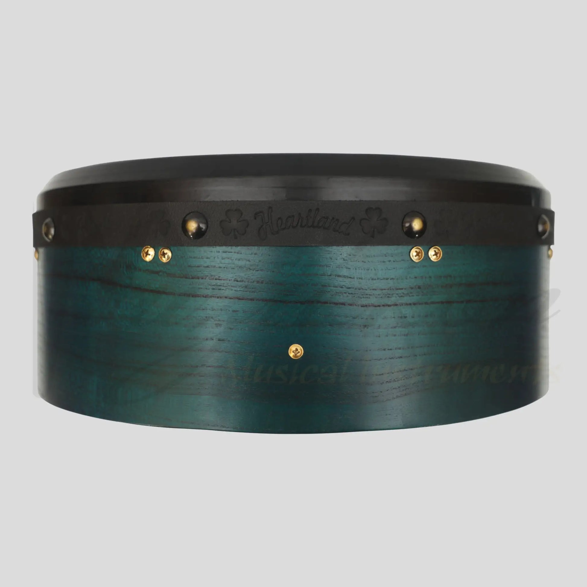 Muzikkon 16’’X6’’ Heartland Tunable Irish Bodhran Drum Deep Rim with T-BAR & Taped Finish Deep Tune Celtic Irish