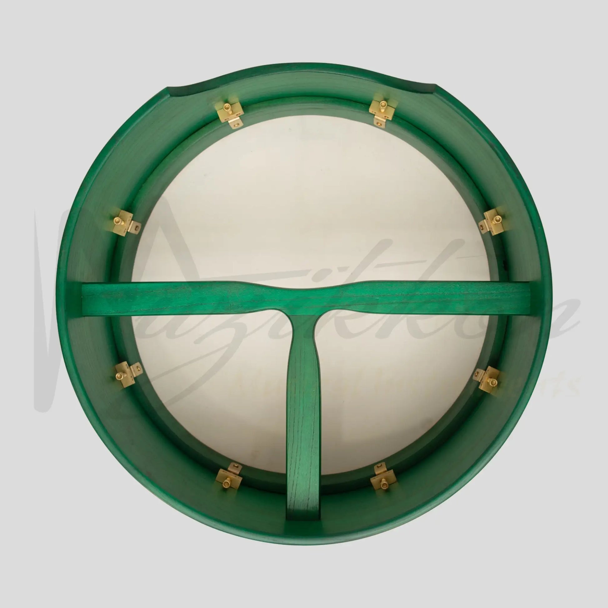Muzikkon 16’’X6’’ Heartland Tunable Irish Bodhran Drum Deep Rim with T-BAR & Taped Finish Deep Tune Celtic Irish