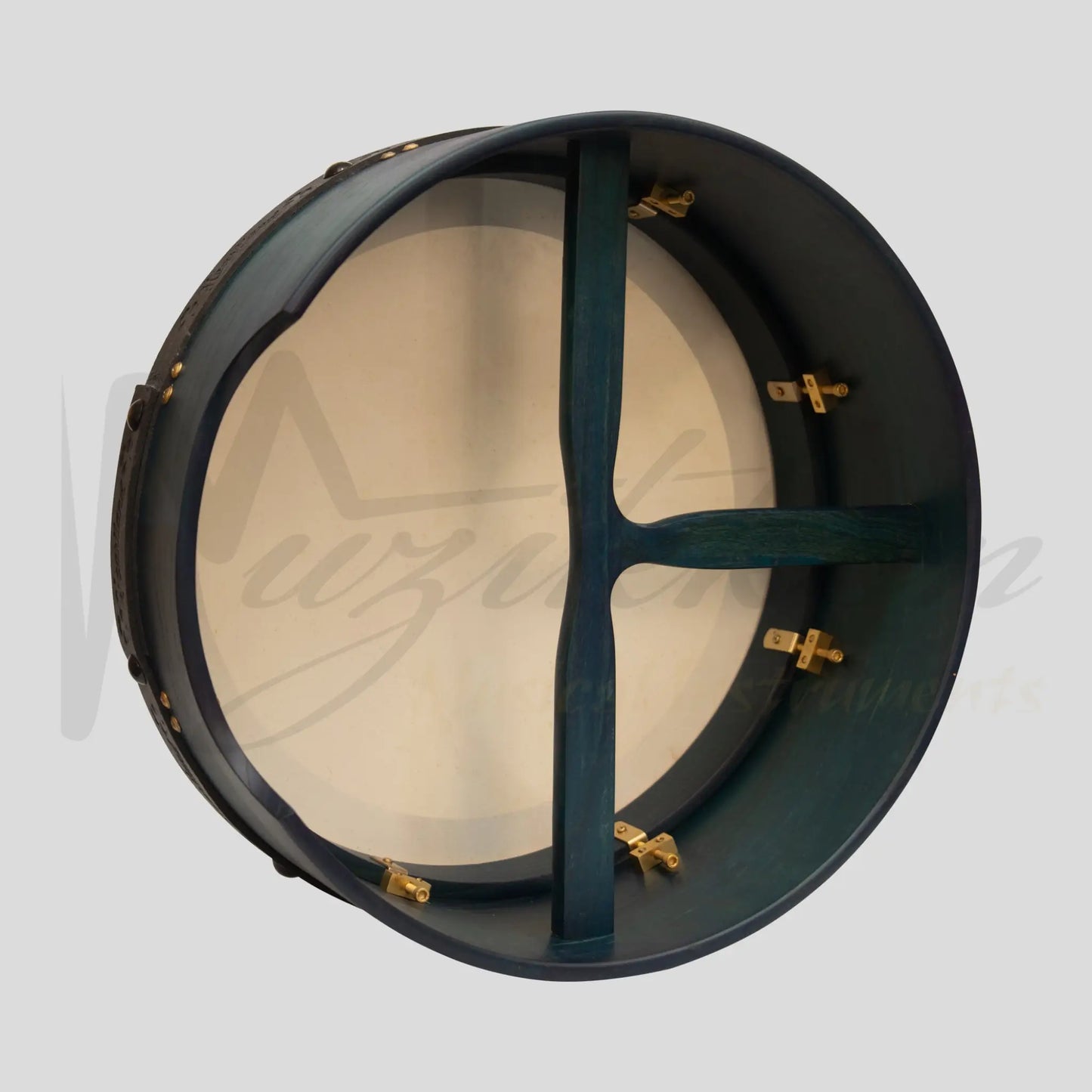 Muzikkon 16’’X6’’ Heartland Tunable Irish Bodhran Drum Deep Rim With T-Bar & Taped Finish