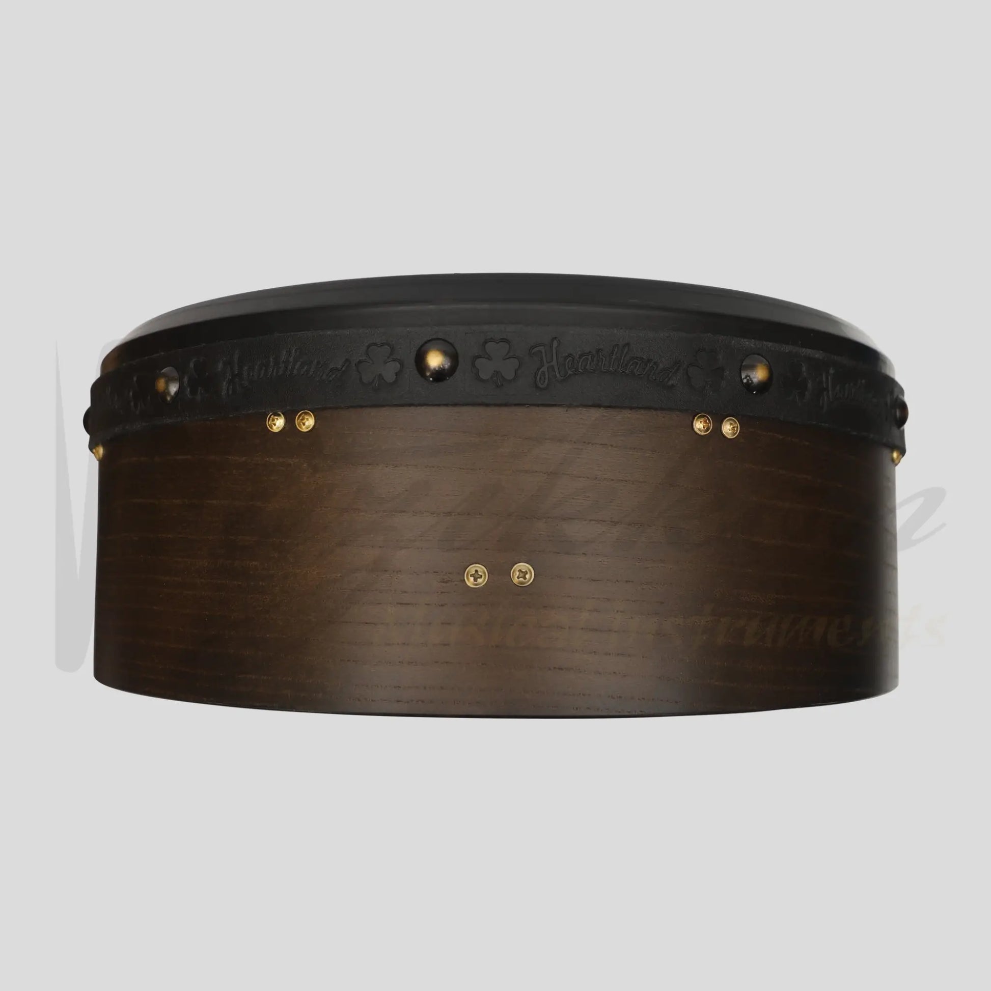 Muzikkon 16’’X6’’ Heartland Tunable Irish Bodhran Drum Deep Rim with T-BAR & Taped Finish Deep Tune Celtic Irish