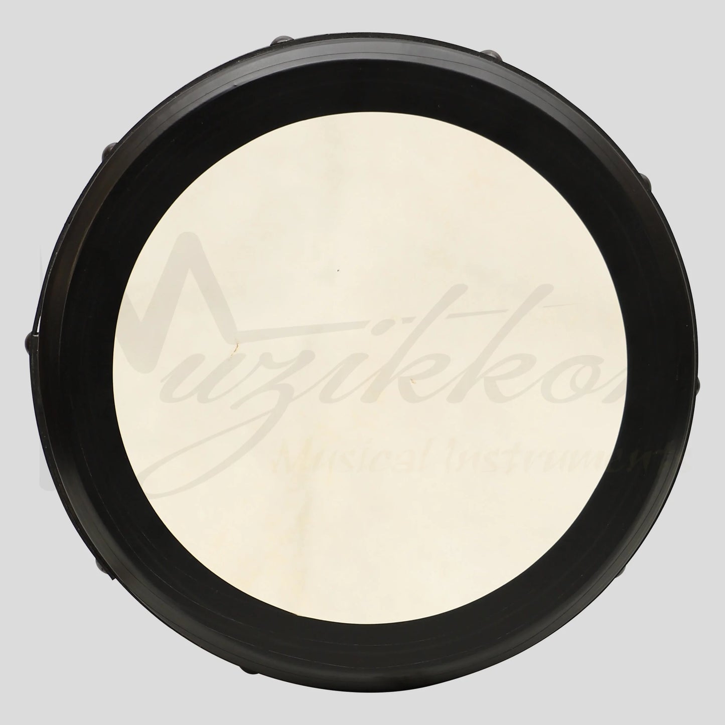 Muzikkon 16’’X6’’ Heartland Tunable Irish Bodhran Drum Deep Rim with T-BAR & Taped Finish Deep Tune Celtic Irish