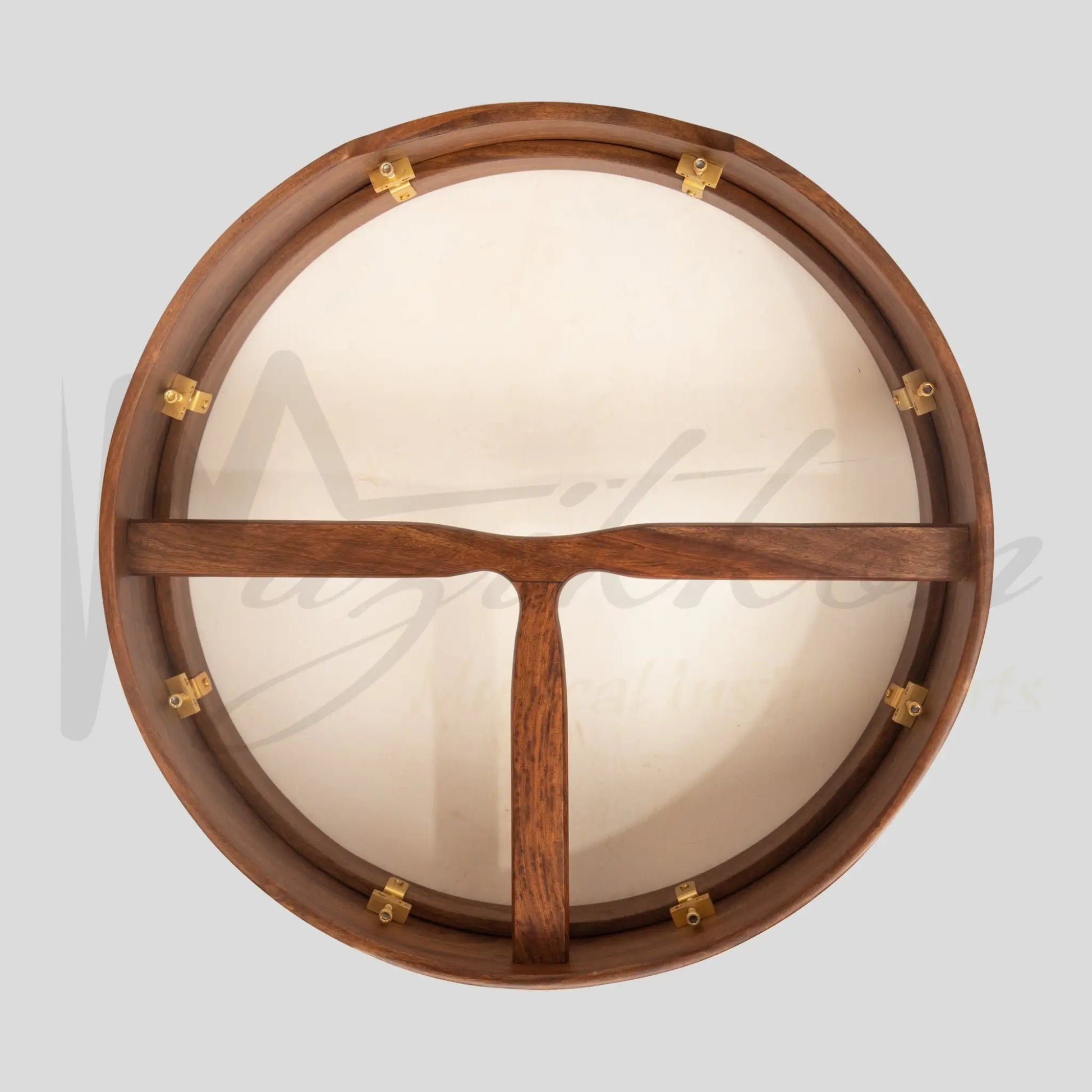 Muzikkon 18’’X4’’ Heartland Tunable Irish Bodhran Drum With T-Bar & Taped Finish Deep Tune