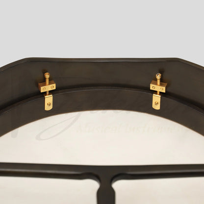 Muzikkon 18’’X4’’ Heartland Tunable Irish Bodhran Drum with T-Bar & Taped Finish Deep Tune