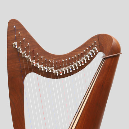 24 String Claddagh Harp Rosewood