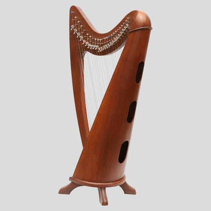 24 String Claddagh Harp Rosewood