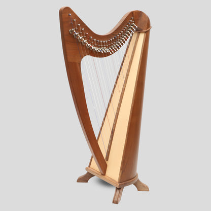 24 String Claddagh Harp Walnut