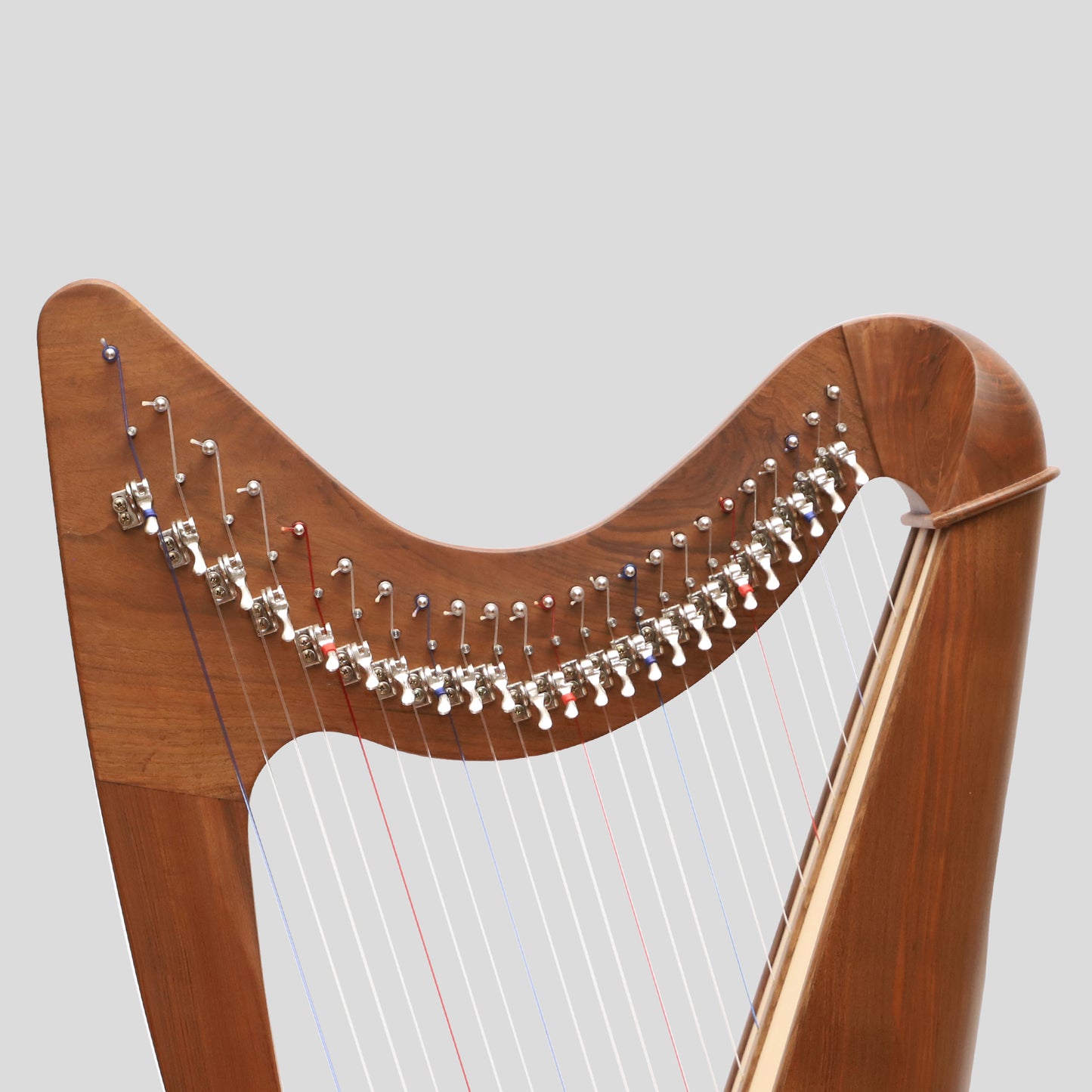 24 String Claddagh Harp Walnut