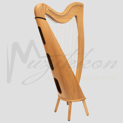 Muzikkon 28 String Claddagh Harp Ashwood