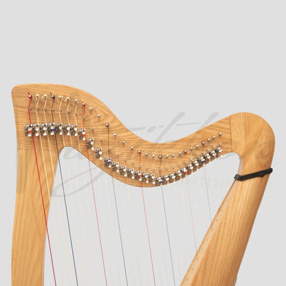 Muzikkon 28 String Claddagh Harp Ashwood