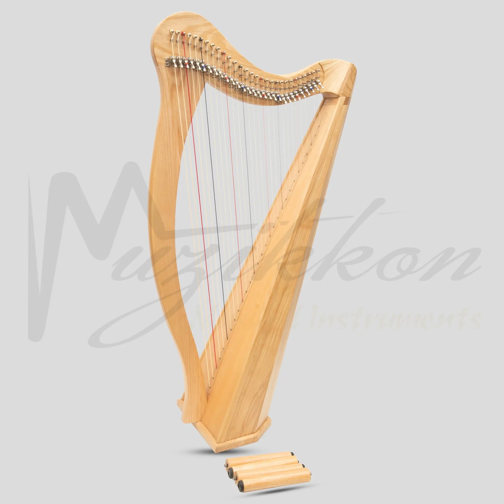 Muzikkon 29 String Ard Ri Harp Ashwood