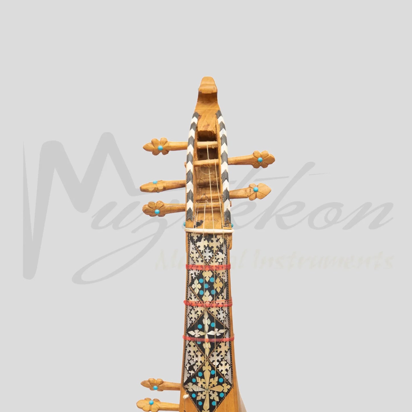 Muzikkon Afghani Rubab Half Sadafi Mulberry