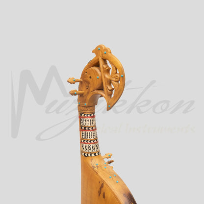 Muzikkon Afghani Rubab Half Sadafi Mulberry