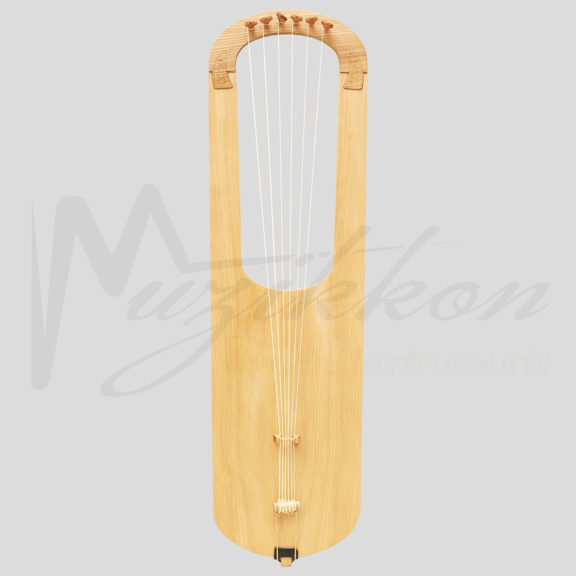 Muzikkon Anglo Saxon Lyre Harp After Prittlewell Lyre Mid 7th Century