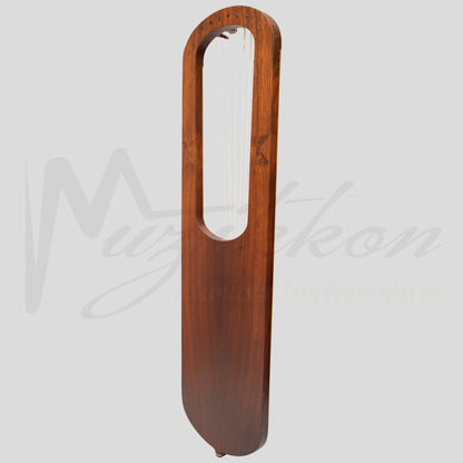 Muzikkon Anglo Saxon Lyre Harp Rosewood After Prittlewell Mid 7Th Century