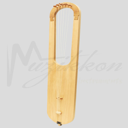 Muzikkon Anglo Saxon Lyre Harp After Prittlewell Lyre Mid 7th Century Ashwood