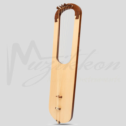 Muzikkon Anglo Saxon Lyre Harp Rosewood After Prittlewell Mid 7Th Century