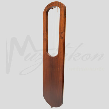 Muzikkon Anglo Saxon Lyre Harp Rosewood After Prittlewell Mid 7Th Century