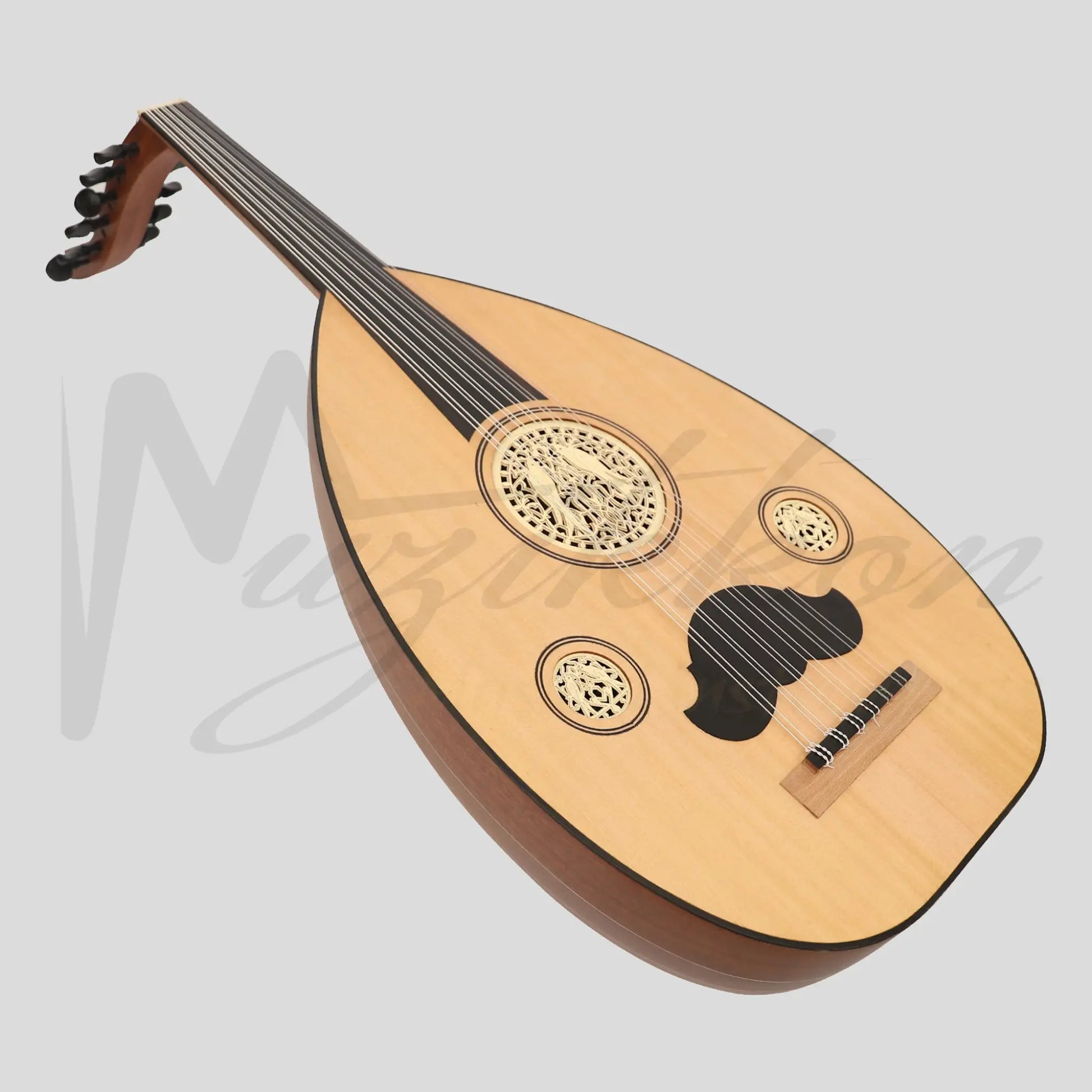 Muzikkon Arabic Oud 12 String Mahogany