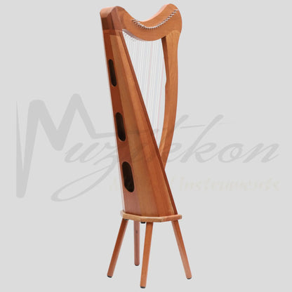 Muzikkon Ard Ri Harp 22 String Mahogany