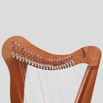 Muzikkon Ard RI Harp, 22 String Mahogany