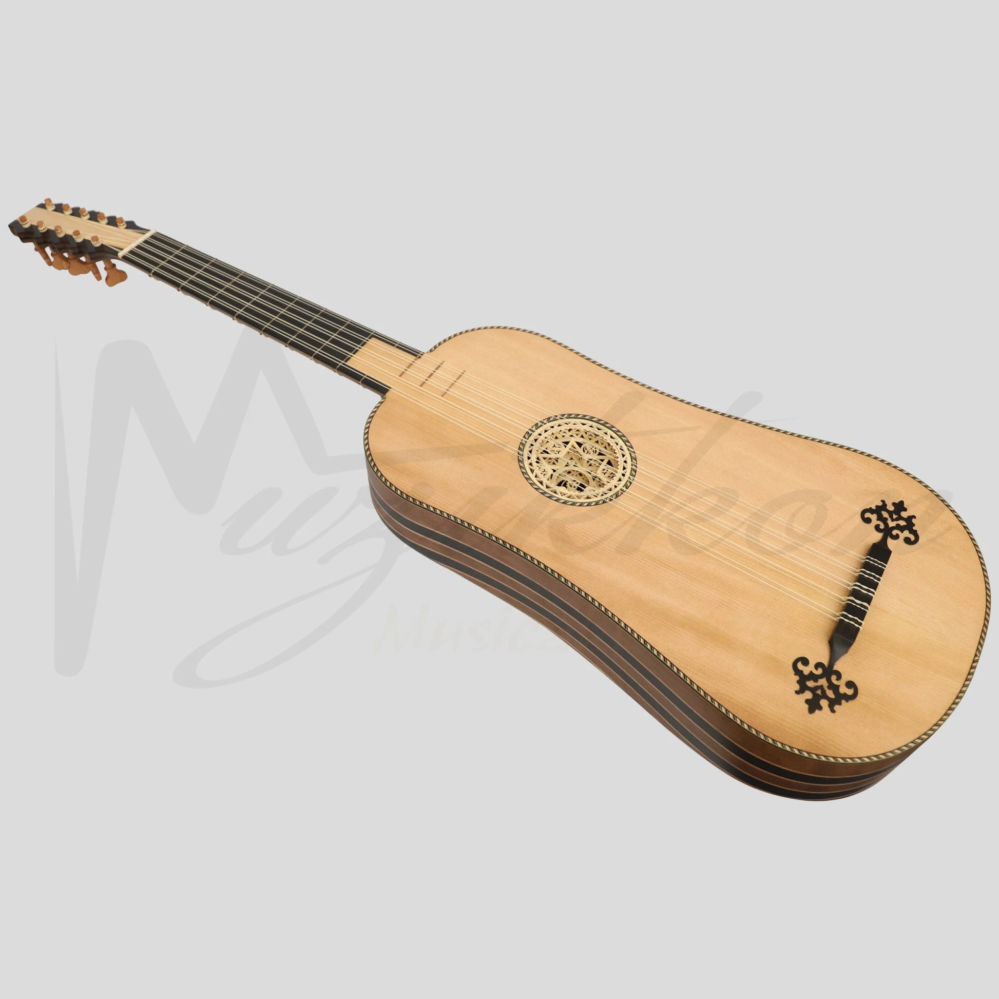 Muzikkon Baroque Guitar 5 Course After Sellas