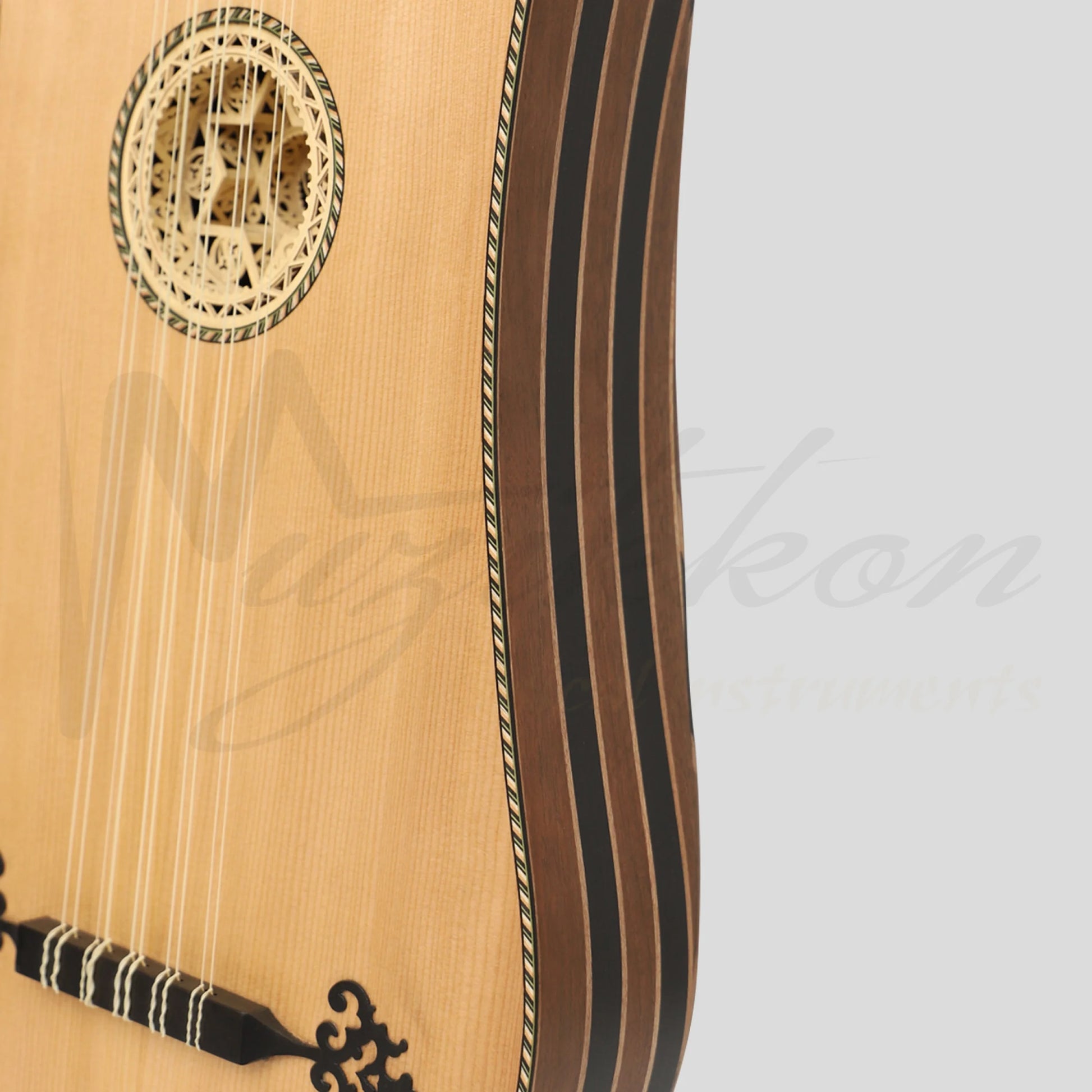 Muzikkon Baroque Guitar 5 Course After Sellas