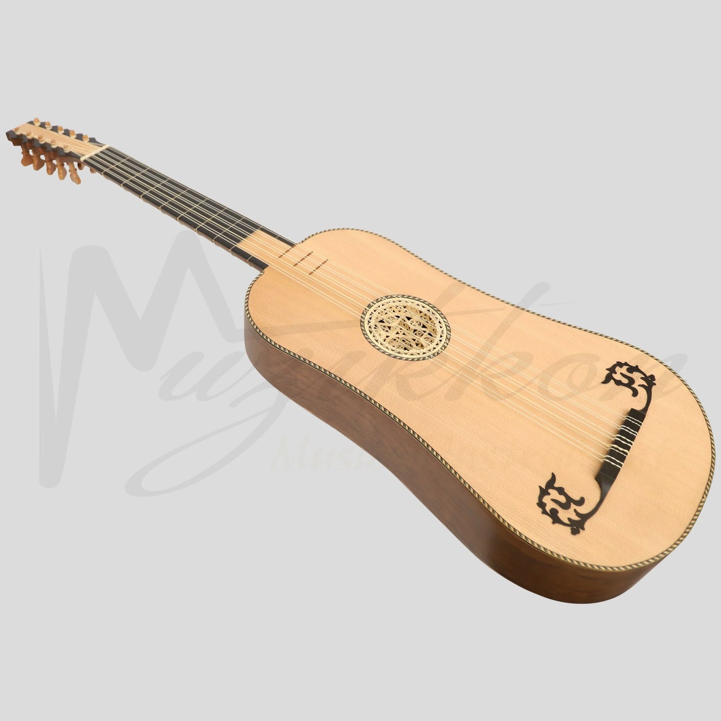 Muzikkon Baroque Guitar 5 Course After Sellas