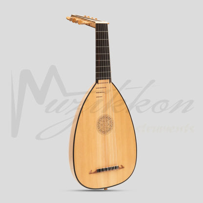 Muzikkon Descant Lute 7 Course Left Hand Lacewood Lute