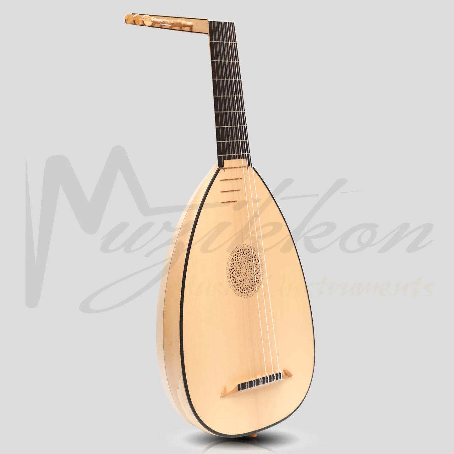 Muzikkon Descant Lute 7 Course Left Hand Lacewood Lute