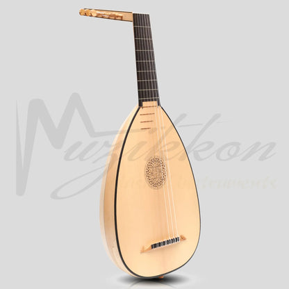 Muzikkon Descant Lute 7 Course Left Hand Lacewood Lute