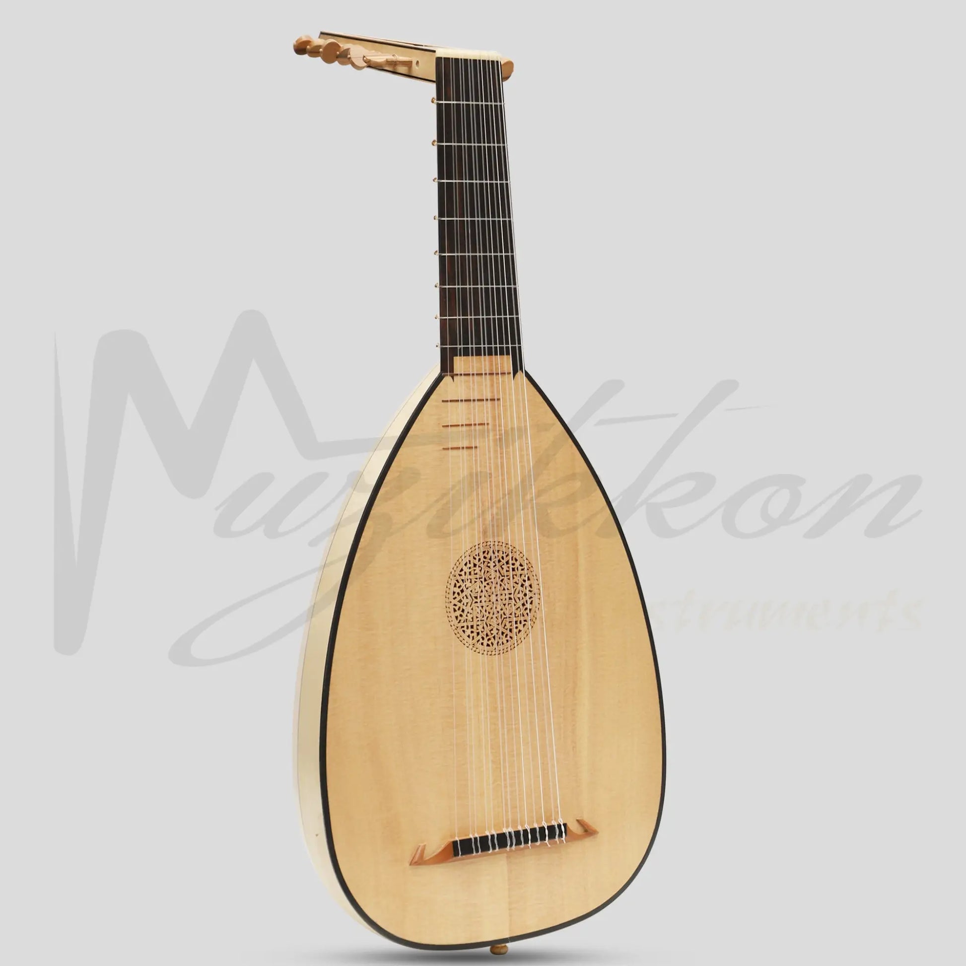 Muzikkon Descant Lute 7 Course Left Hand Maple Lute