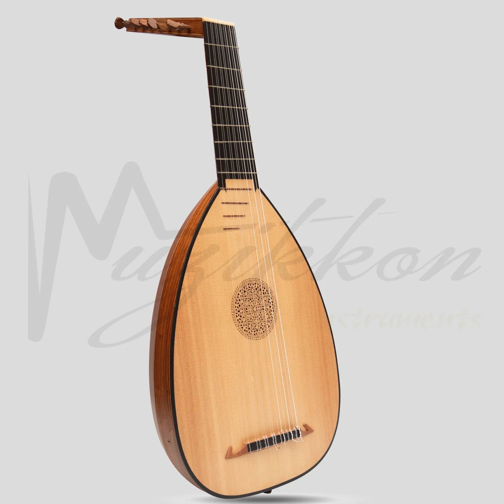 Muzikkon Descant Lute 7 Course Left Hand Rosewood Lute