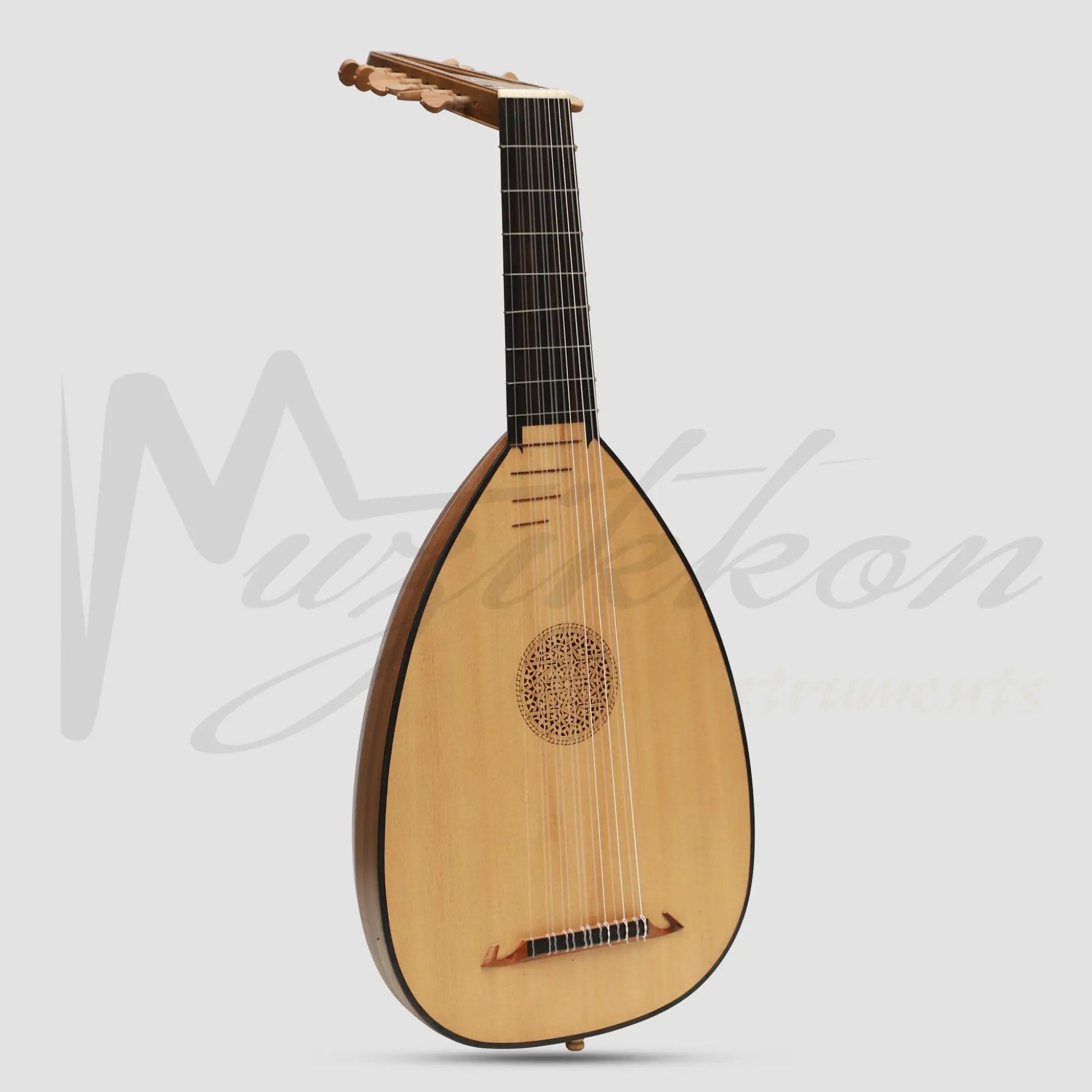 Muzikkon Descant Lute 7 Course Left Hand Walnut Lute