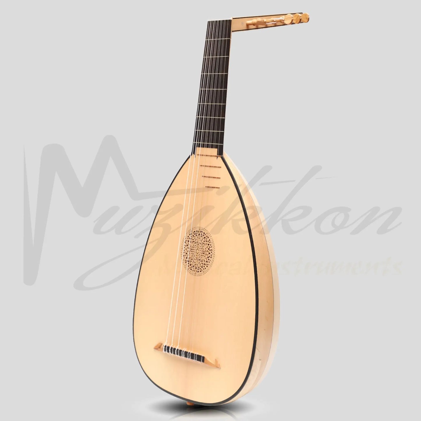 Muzikkon Descant Lute 7 Course Right Hand Lacewood