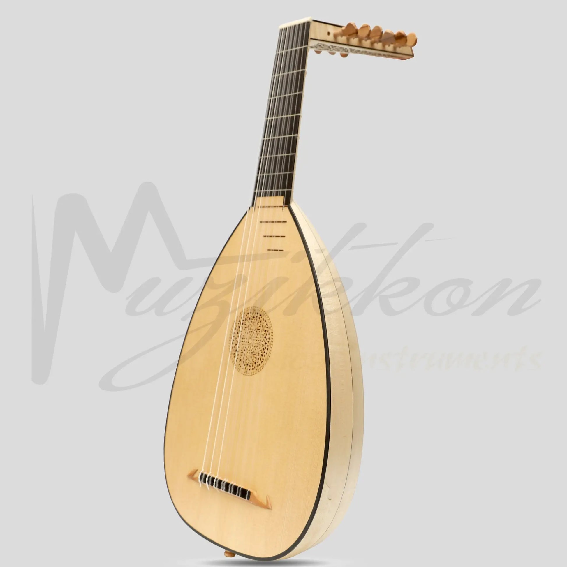 Muzikkon Descant Lute 7 Course Right Hand Maple