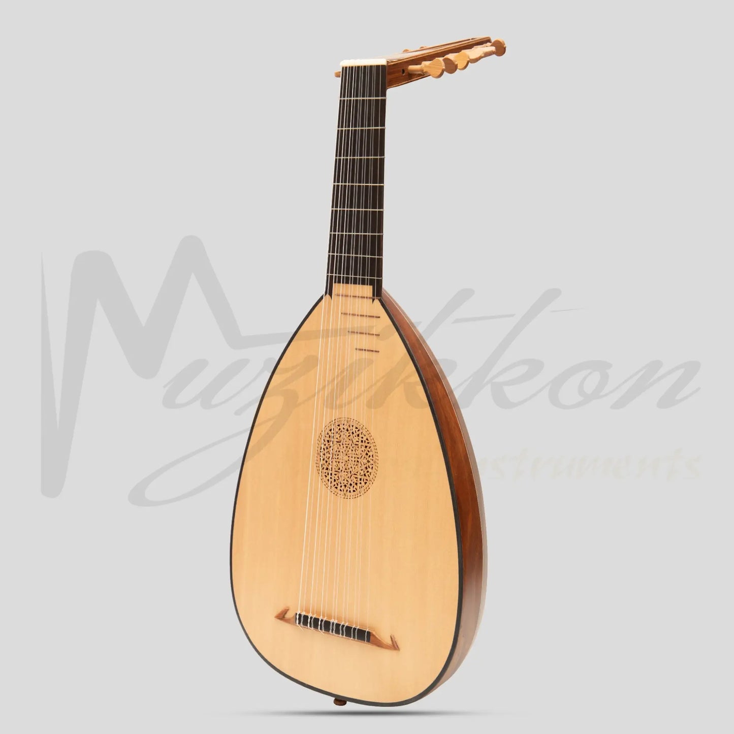 Muzikkon Descant Lute 7 Course Right Hand Rosewood Lute