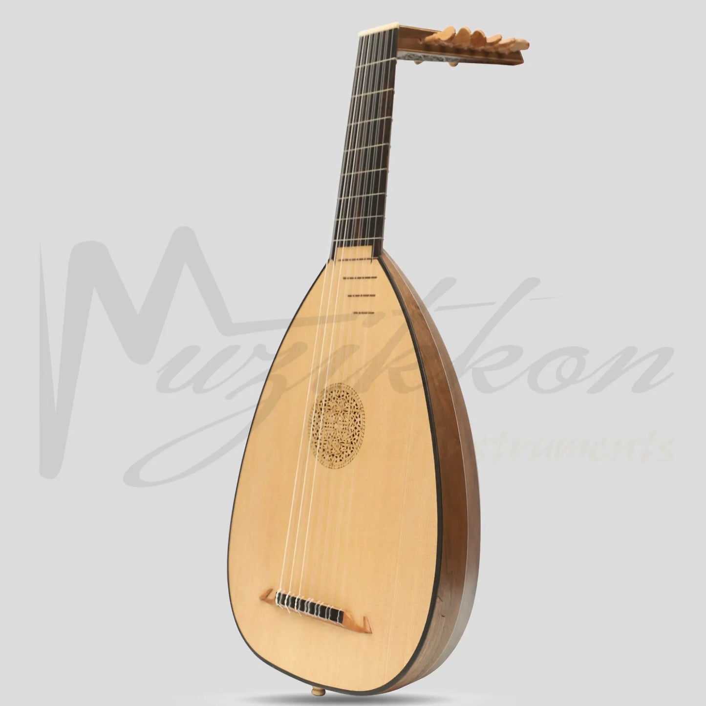 Muzikkon Descant Lute 7 Course Right Hand Walnut