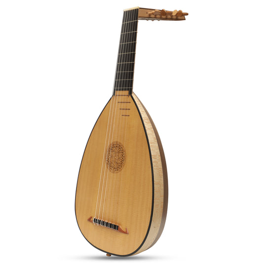 Muzikkon Liuto Descant, Noce variegato a 7 portate e Lacewood