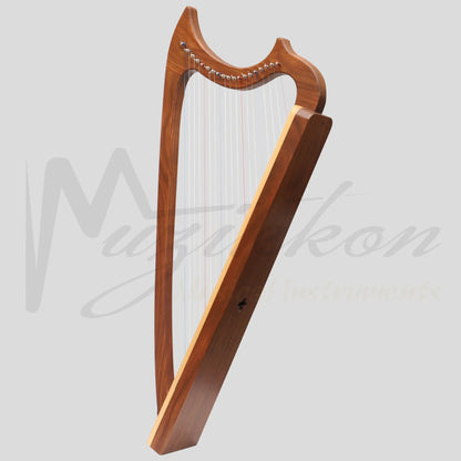 Muzikkon Gothic Harp 19 String Rosewood