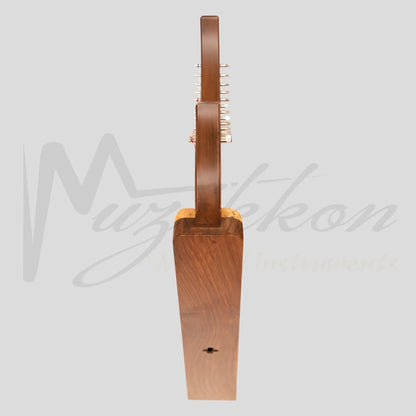 Muzikkon Gothic Harp 19 String Walnut