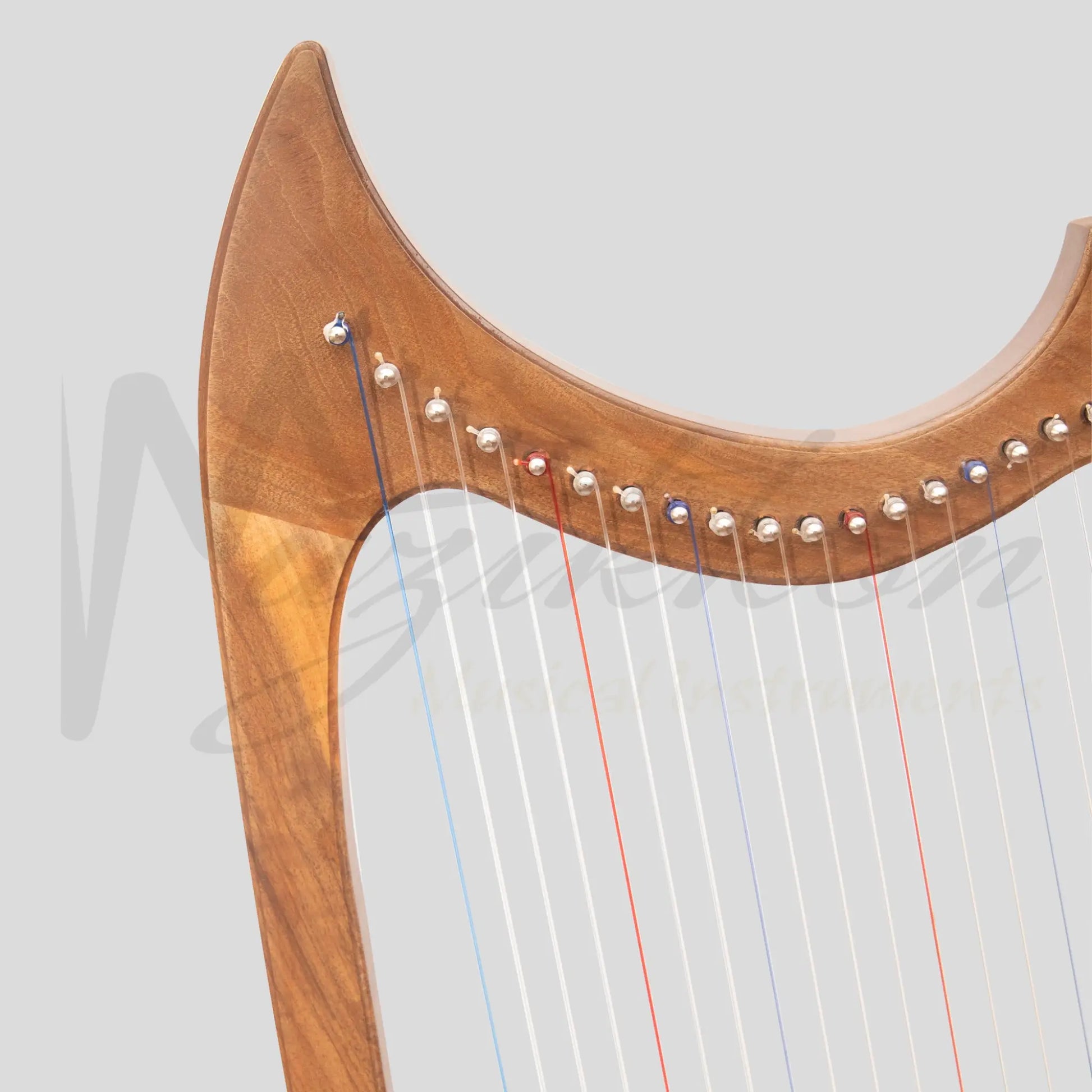 Muzikkon Gothic Harp 19 String Walnut