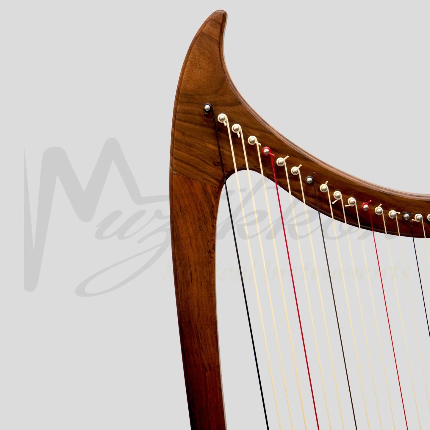 Muzikkon Gothic Harp 29 String Rosewood