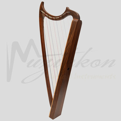 Muzikkon Gothic Harp 29 String Rosewood