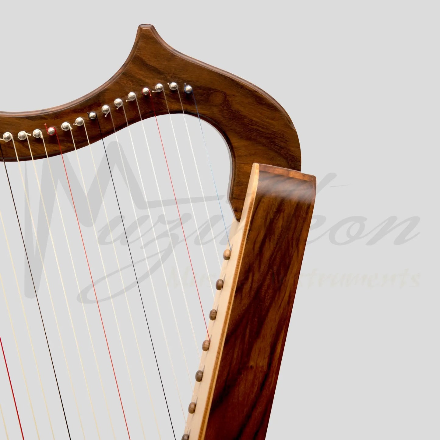 Muzikkon Gothic Harp 29 String Rosewood