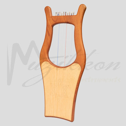 Muzikkon Large Kinnor Harp 10 String Red Cedar