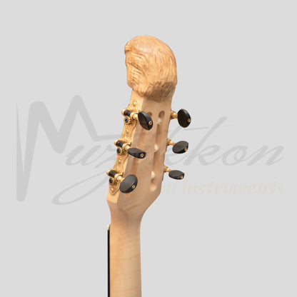 Muzikkon Lute Guitar 6 String Maple